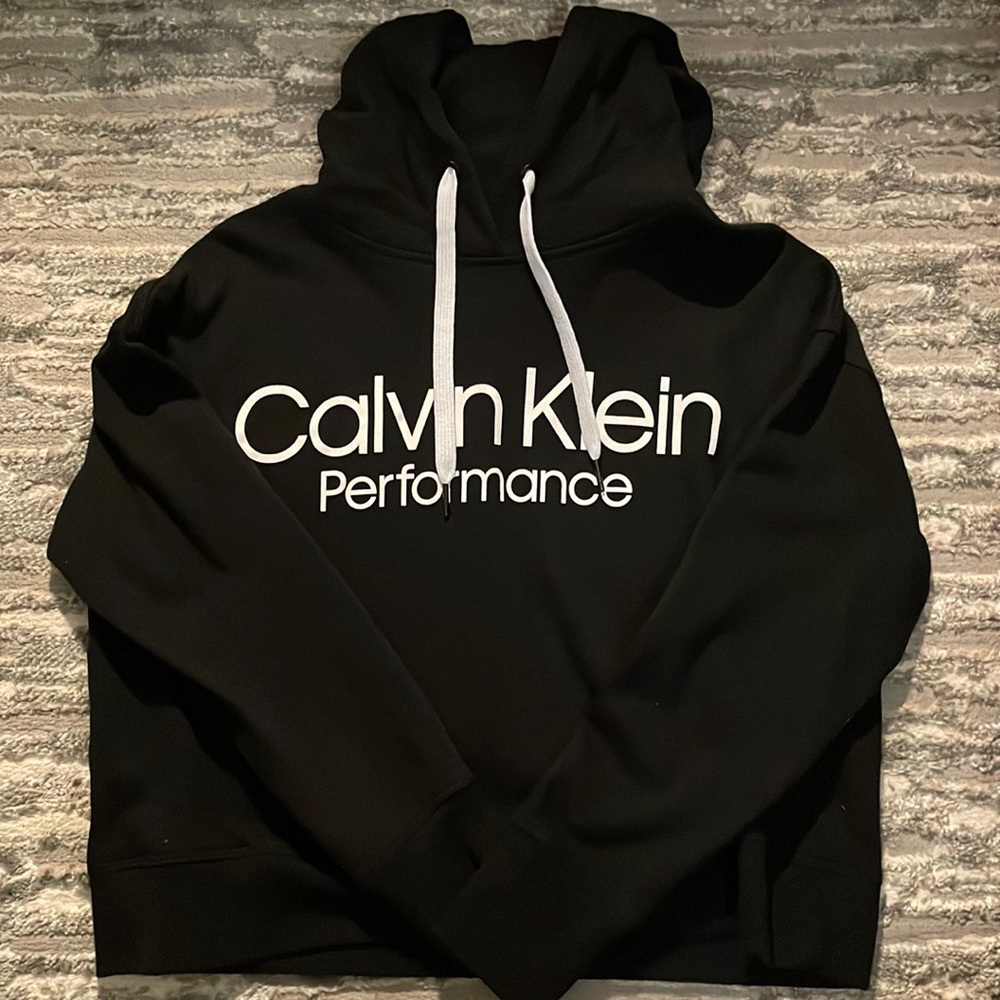 Calvin Klein hooded crop top
